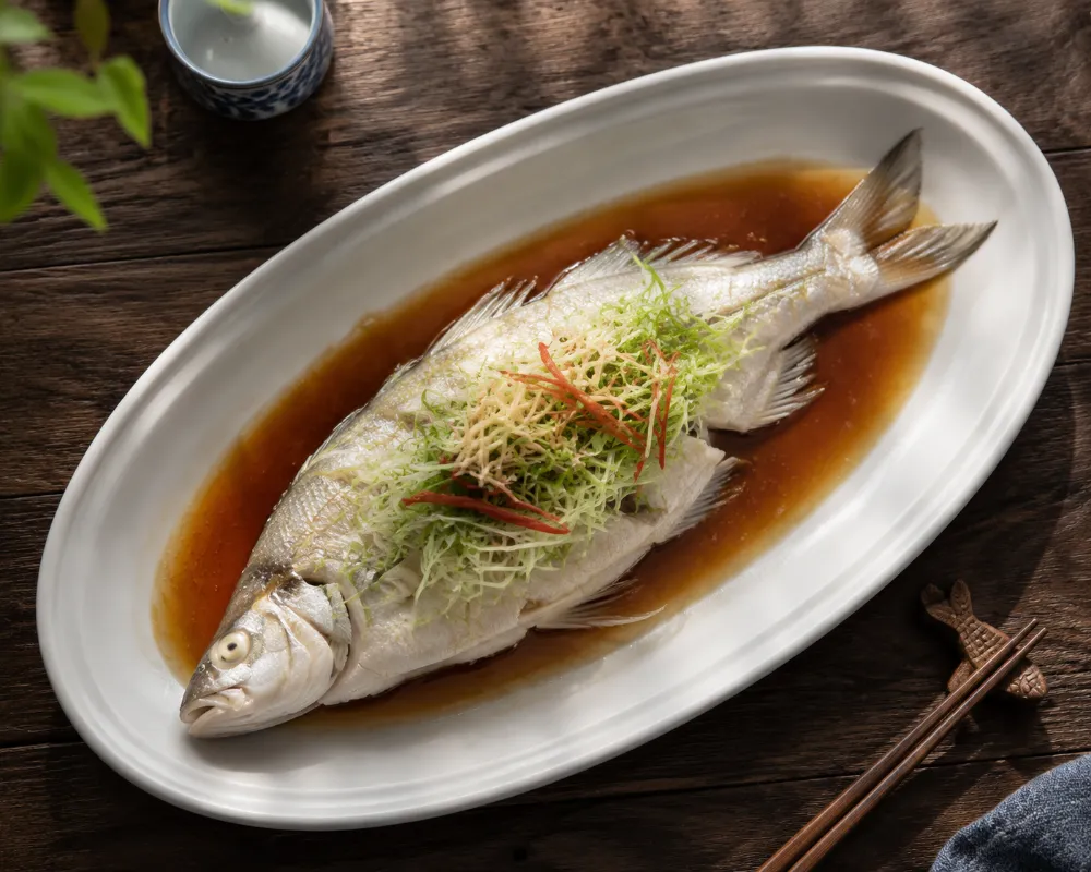 無錫太湖三白高級湖鮮清蒸太湖白魚 無錫太湖三白高級湖鮮清蒸太湖白魚